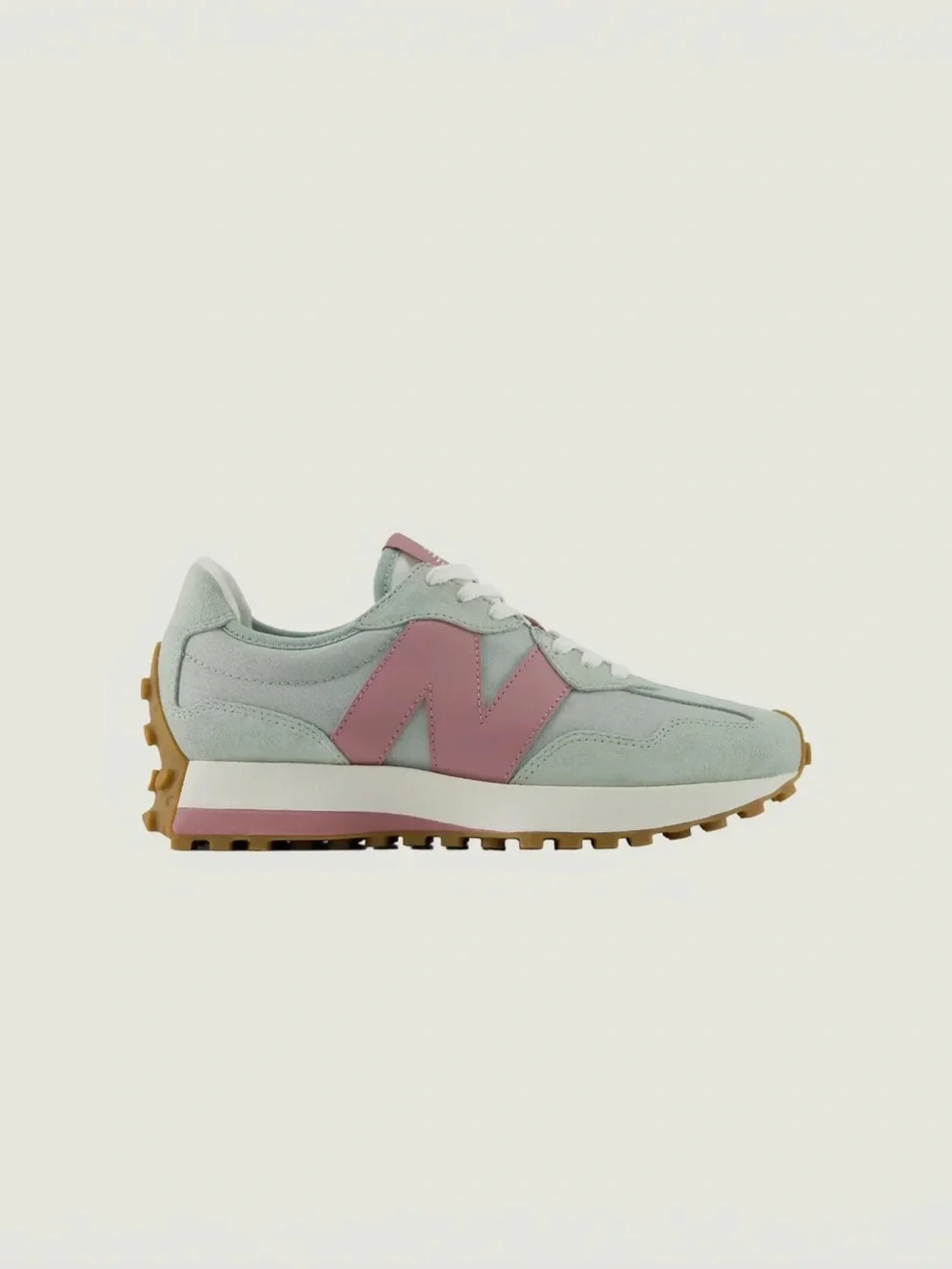 New balance Women's Mint Green & Dusty Pink Retro Runner Sneakers W3277BS